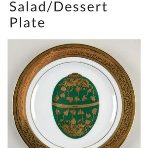 Muirfield Magnificence Dessert/Salad Plate